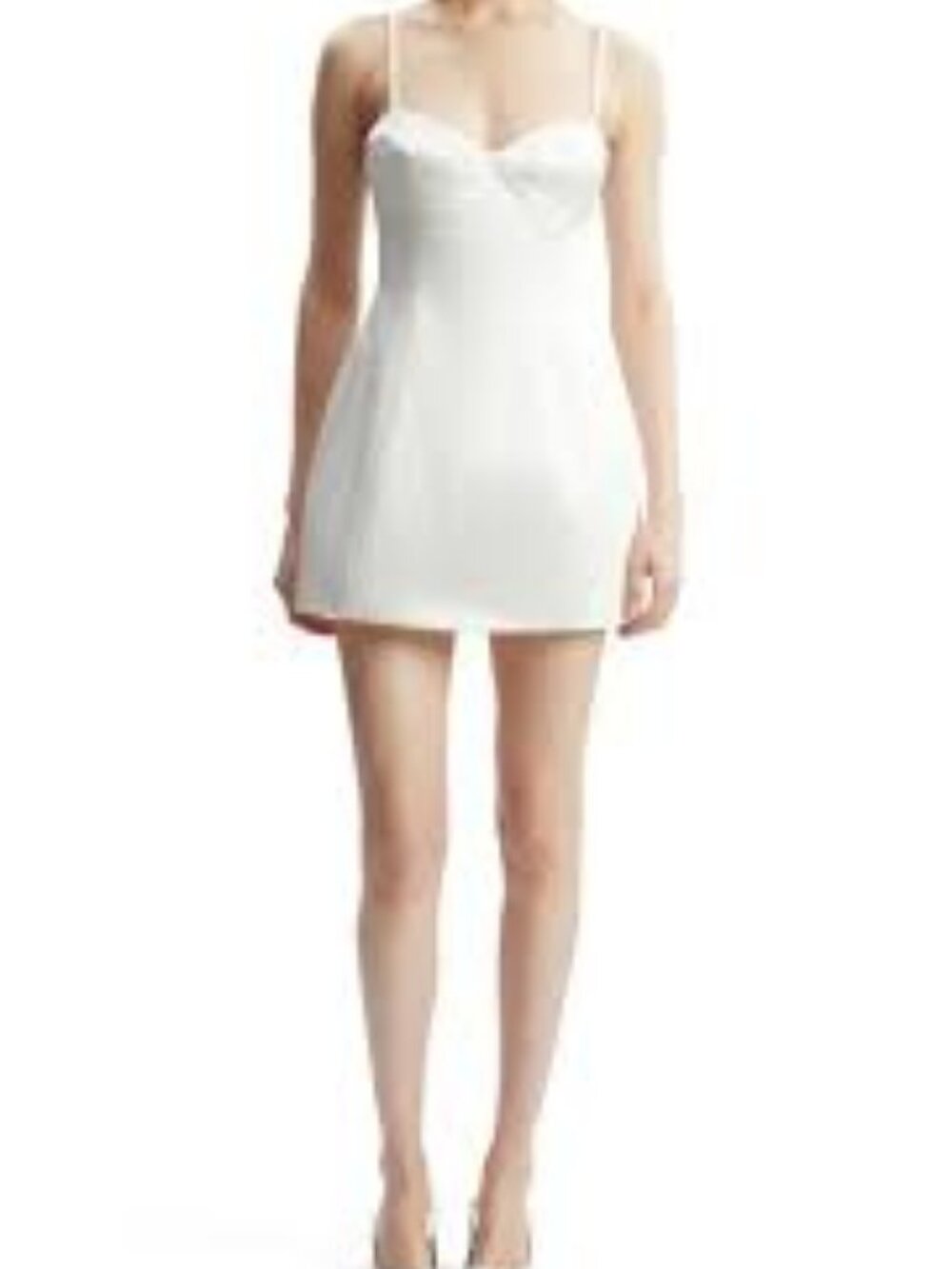 37 - NWT BARDOT MARCELLO HOURGLASS MINI DRESS IN ORCHID WHITE - Picture 2 of 7
